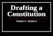 Drafting a constitution