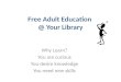 Adult Learning Resources