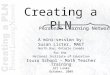 Creating A PLN --- Mini-Session