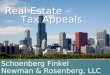 Real Estate Tax Appeals: Schoenberg, Finkel, Newman and Rosenberg, LLC
