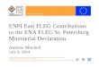 2. ENPI East FLEG Contributions to the ENA FLEG St. Petersburg Ministerial Declaration