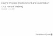 Claims Process Improvement And Automation