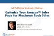 Optimize Your Amazon Sales Page for Maximum Sales / BookFuel by WaveCloud Self-Publishing Webinars