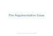 The argumentative essay