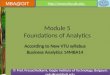 Business Analytics  Module 5 14MBA14 according to New VTU syllabus