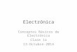 Clase 1a Electrónica
