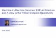 Machine-to-Machine Services - E2E Architecture and A View to the Trillion Endpoint Opportunity - June 2012