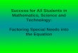 Success For All Students In Mathematics, Science