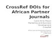 CrossRef DOIs for African Journal Partnership Journals
