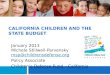 California Children in the 2013-14 State Budget