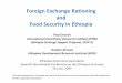 Foreign Exchange Rationing and Food Security in Ethiopia
