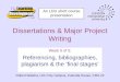 Dissertations 5   ref, plagiarism, own crit-analysis