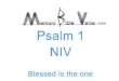 Psalm 1 NIV