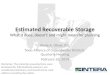 Estimated Recoverable Storage: What it does, doesn't and might mean for planning, Wade Oliver, Intera