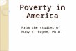 Poverty in america