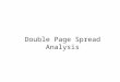 Double page spread analysis (main task)