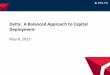 A Balanced Approach to Capital Deployment