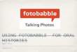 Using fotobabble in the classroom