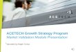 ACETECH Market Validation Program