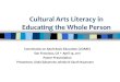 Cultural Arts Literacy, Poster Presentation