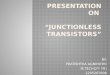 Junctionless transistors