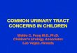 Common Ut Concerns In Children