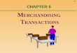 Merchandising Transactions