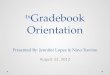 Tx Gradebook Orientation