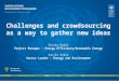 Lightning talks  challenges and crowdsourcing as a way to gather new ideas-sanjin avdic (undp bi h) (1)