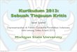 Kurikulum 2013 Sebuah Tinjauan Kritis-Forum Cendekia Pendidikan Indonesia-Michigan State University