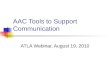 AAC Tools to Supports Communication