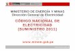 2 nuevo codigo nacional de electricidad  suministro 2011