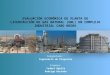 Evaluación económica de planta de licuefacción de gas