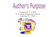Authors purpose