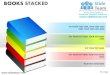 Books stacked powerpoint presentation templates