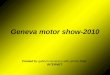 Geneva motor show 2010