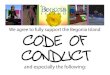Begonia Island Code of Conduct Display