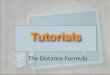 Tutorials--Distance Formula