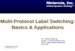 Multi-Protocol Label Switching: Basics and Applications