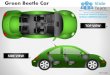 Green beetle car top view powerpoint presentation slides ppt templates