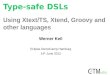 Type-safe DSLs