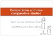 Comparative and non-comparative_studies