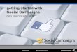 Getting Started With Social Campaigns Slides