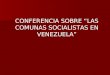 Comunas socialistas en venezuela