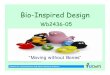 Bio Inspired Design - Lecture 3. Bioconstruction_Hydrostatic stiffness & motion