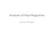 Analysis of pop magazines
