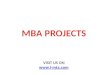 MBA PROJECTS IN CHENNAI