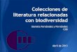 Colecciones de literatura biodiversidad