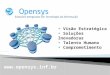 Apresentação Opensys Serviços especializados em Bancos de Dados