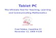 Tablet PC AMATYC 2009
